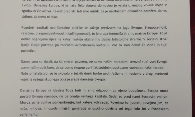 Srečanje protifašistov Italije, Hrvaške, Avstrije in Slovenije